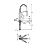 Змішувач для миття Grohe Eurocube, 31395DC0 Сталь