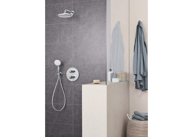 Душова система прихованого монтажу зі змішувачем Grohe Eurosmart з New Tempesta 210 25183003Ros