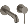 Змішувач для раковини на два отвори Grohe ESSENCE NEW М-Size, 19408AL1 Графіт матовий