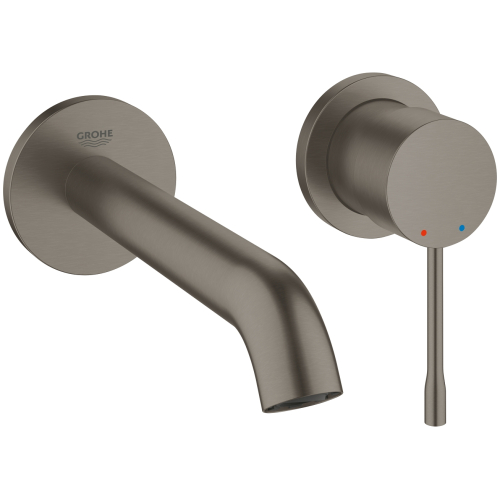 Змішувач для раковини на два отвори Grohe ESSENCE NEW М-Size, 19408AL1 Графіт матовий