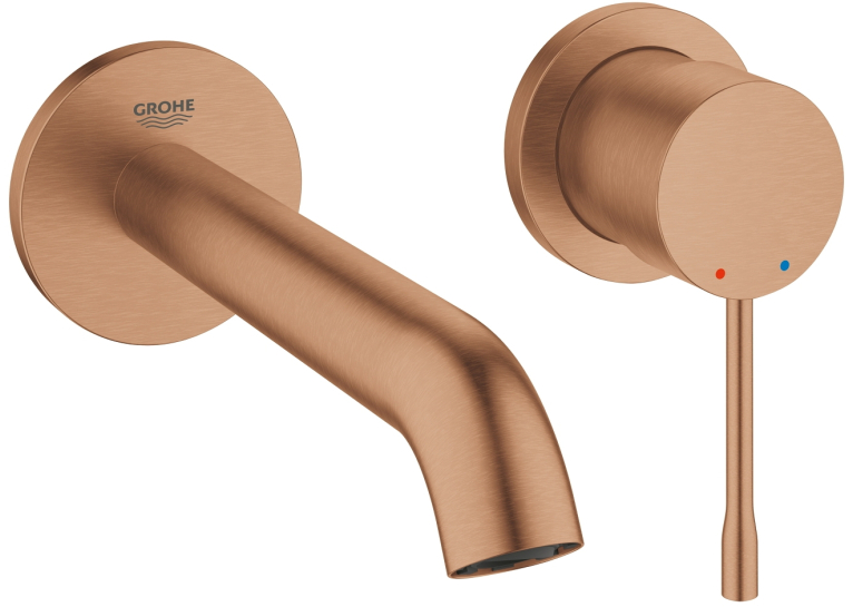 Змішувач для раковини на два отвори Grohe ESSENCE NEW М-Size, 19408DL1 Бронза матова