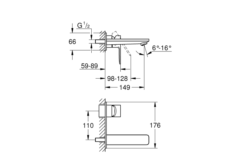 Змішувач для раковини Grohe Lineare 19409001 M-Size