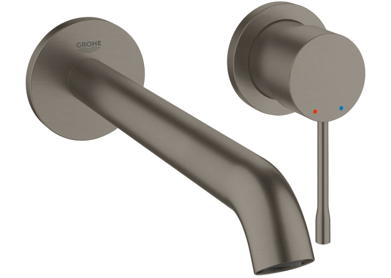 Змішувач для раковини на два отвори Grohe ESSENCE NEW L-Size, 19967AL1 Графіт матовий