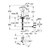 Смеситель для раковины Grohe Lineare 23296001 L-Size