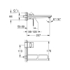 Смеситель для раковины Grohe Lineare 23444001 L-Size