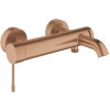 Змішувач одноважільний для ванни, Grohe ESSENCE New, 33624DL1 Бронза матова