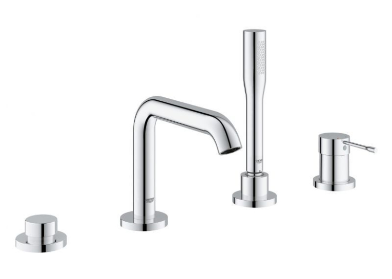 Смеситель однорычажный для ванны на 4 отверстия Grohe ESSENCE NEW (Уцененная позиция), 19578001