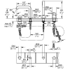 Смеситель однорычажный для ванны на 4 отверстия Grohe ESSENCE NEW (Уцененная позиция), 19578001