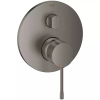 Смеситель скрытого монтажа для ванны/душа Grohe Essence 24092AL1 на 3 выхода, Графит матовый