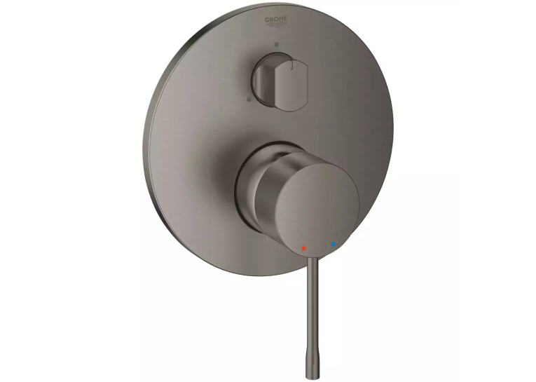 Смеситель скрытого монтажа для ванны/душа Grohe Essence 24092AL1 на 3 выхода, Графит матовый