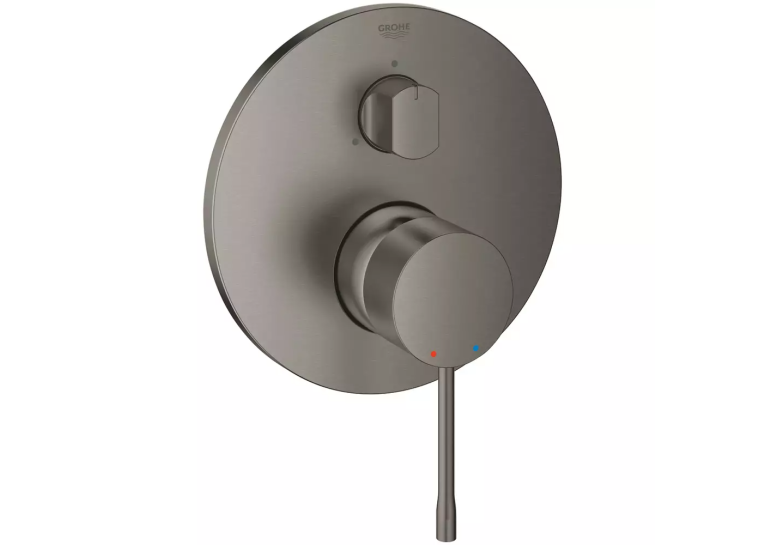 Змішувач прихованого монтажу для ванни/душу Grohe Essence 24092AL1 на 3 виходи, Графіт матовий