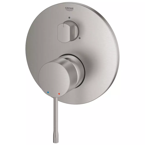 Смеситель скрытого монтажа для ванны/душа Grohe Essence 24092DC1 на 3 положения, Сталь