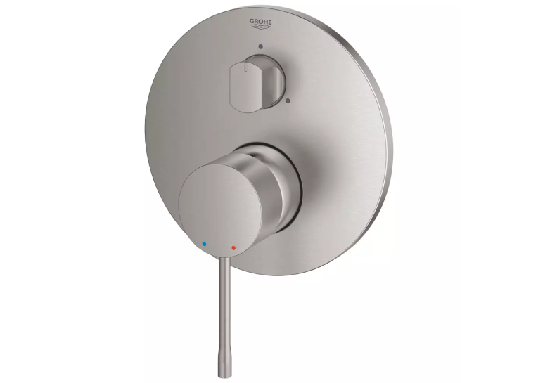 Змішувач прихованого монтажу для ванни/душу Grohe Essence 24092DC1 на 3 положення, Сталь