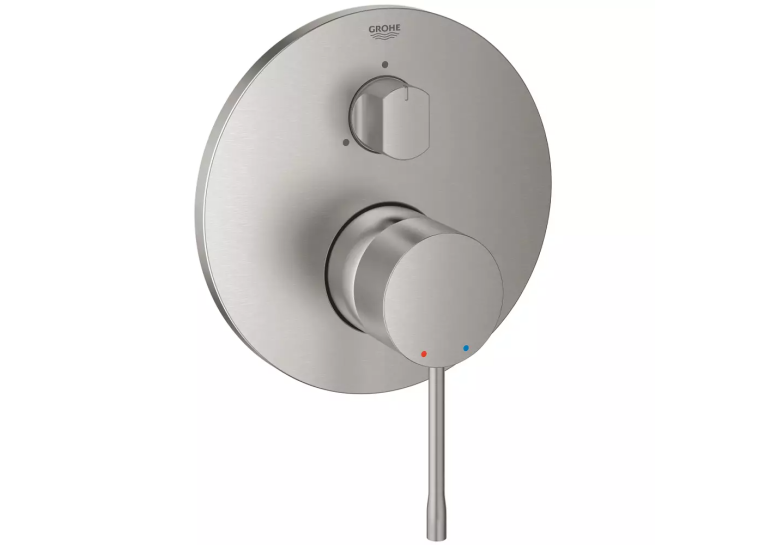 Змішувач прихованого монтажу для ванни/душу Grohe Essence 24092DC1 на 3 положення, Сталь