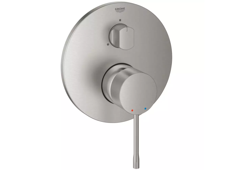 Змішувач прихованого монтажу для ванни/душу Grohe Essence 24092DC1 на 3 положення, Сталь