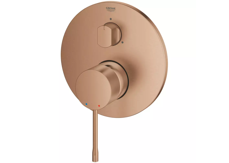Змішувач прихованого монтажу для ванни/душу Grohe Essence 24092DL1 на 3 виходи, Бронза матова
