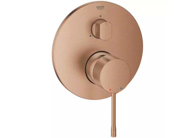 Змішувач прихованого монтажу для ванни/душу Grohe Essence 24092DL1 на 3 виходи, Бронза матова