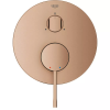 Змішувач прихованого монтажу для ванни/душу Grohe Essence 24092DL1 на 3 виходи, Бронза матова
