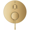Змішувач прихованого монтажу для ванни/душу Grohe Essence 24092GN1 на 3 виходи, Золото матове