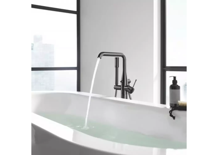 Смеситель для ванны Grohe Essence 25248AL1 напольный, Графит матовый