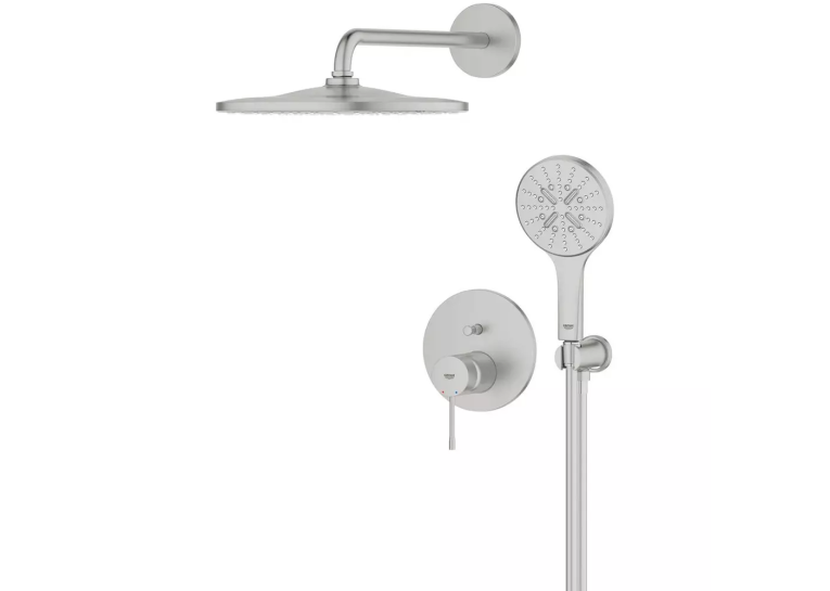 Душева система прихованого монтажу Grohe Essence 25287DC0 на 2 виходи, Сталь