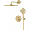 Душева система прихованого монтажу Grohe Essence 25287GN0 на 2 виходи, Золото матове
