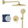 Душева система прихованого монтажу Grohe Essence 25287GN0 на 2 виходи, Золото матове