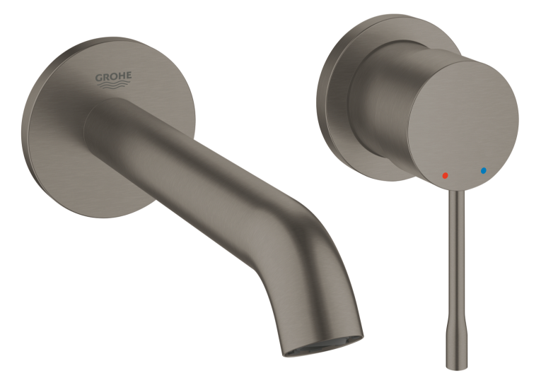 Змішувач для раковини на два отвори GROHE Essence M-Size 29192AL1 Графіт матовий
