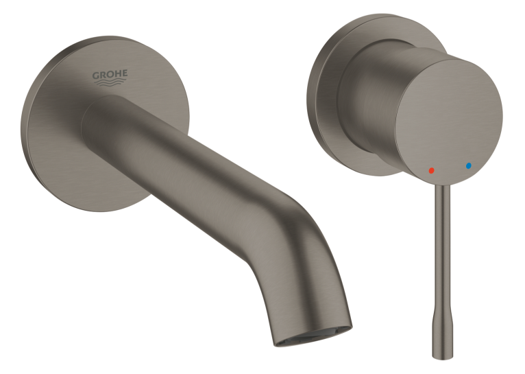 Змішувач для раковини на два отвори GROHE Essence M-Size 29192AL1 Графіт матовий