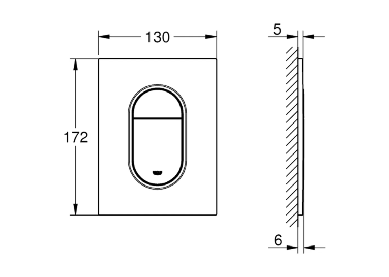Клавіша змиву Grohe Arena Cosmopolitan 37624DL0 Бронза матова