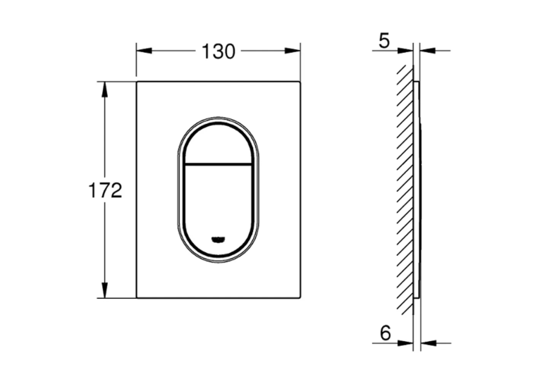Клавіша змиву Grohe Arena Cosmopolitan 37624DL0 Бронза матова