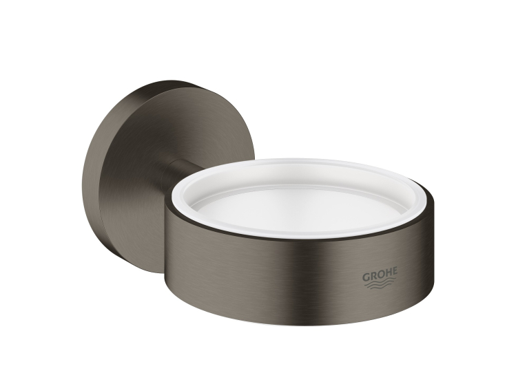 Тримач для склянки або мильниці Grohe Essentials 40369AL1 Графіт матовий