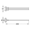 Рушникотримувач Grohe Essentials 40371AL1 Графіт матовий