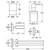 Набір аксесуарів Grohe Essentials 4 в 1, 40846001