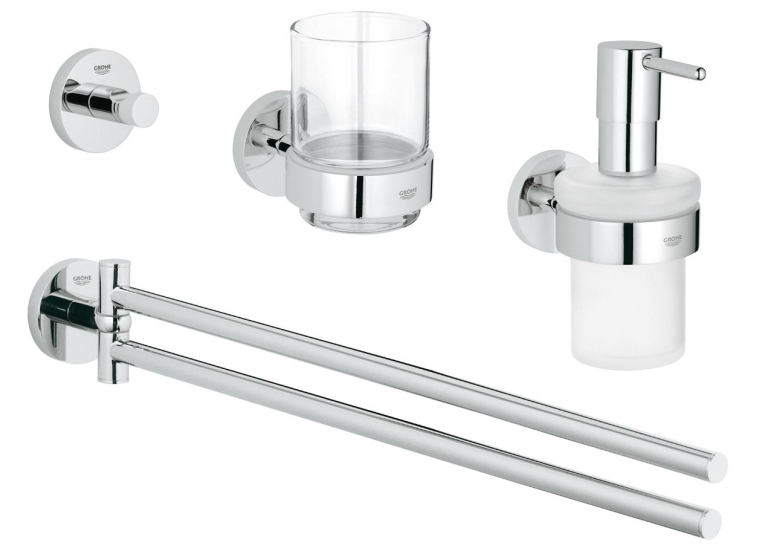 Набір аксесуарів Grohe Essentials 4 в 1, 40846001