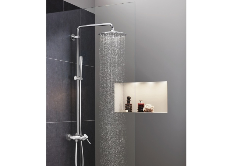 Душова система з одноважільним змішувачем настінного монтажу Grohe Euphoria Concetto System 260 (23061003)