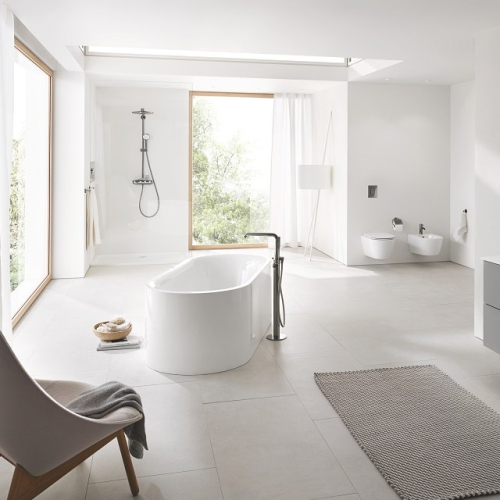 Душевая система с термостатом Grohe Euphoria Smart Control System 310 Duo 26507AL0 Графит матовый