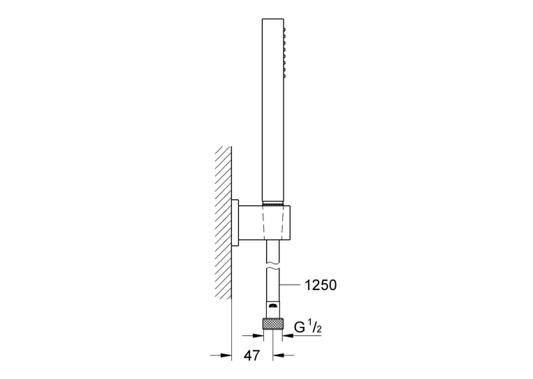 Душевой гарнитур  Grohe  Euphoria Cube Stick, 27702000 