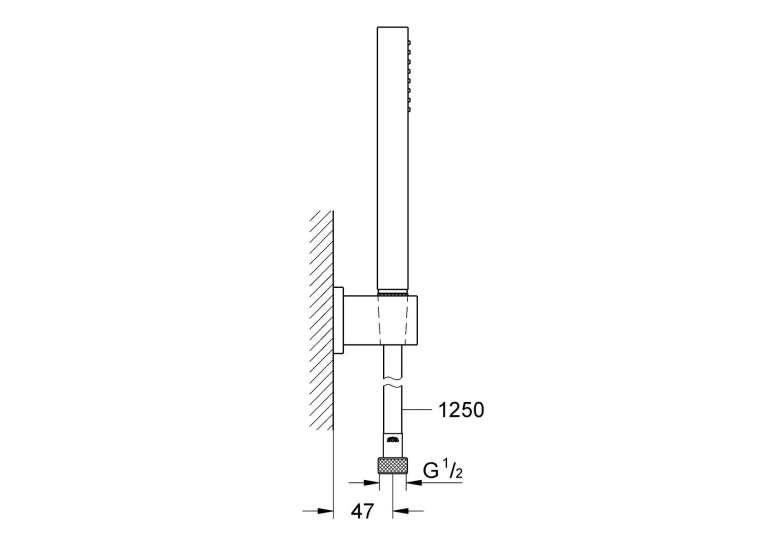 Душовий гарнітур Grohe Euphoria Cube Stick, 27702000 