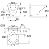 Биде подвесное Grohe Bau Ceramic 39433000