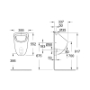 Писсуар Grohe Bau Ceramic 39439000 (впуск сверху)