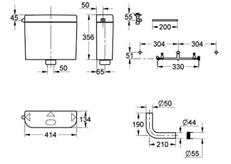 Унітаз-компакт Grohe Bau Ceramic 39347000