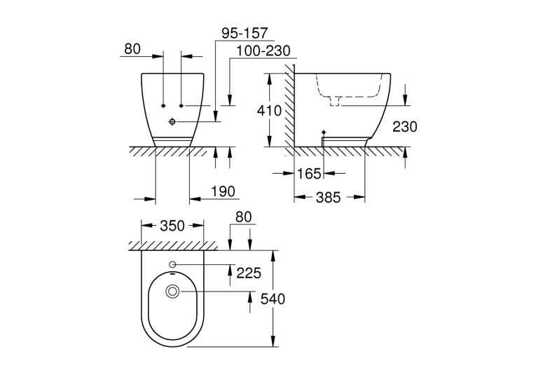 Підлогове біде Grohe Essence 3957500H