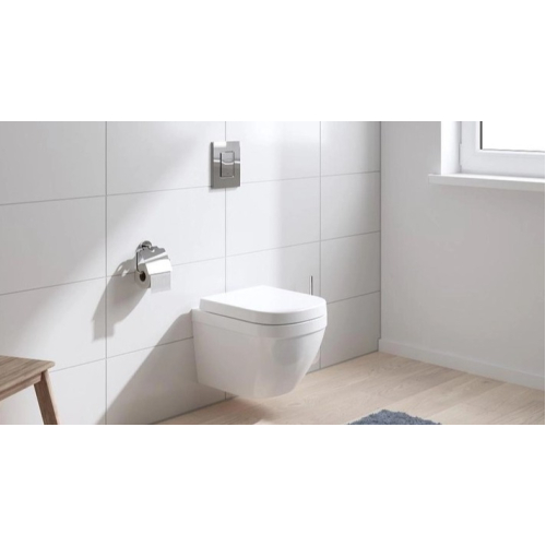 Унітаз підвісний GROHE Euro Ceramic 39328000 безободковий альпін-білий з сидінням 39330001 Soft Close