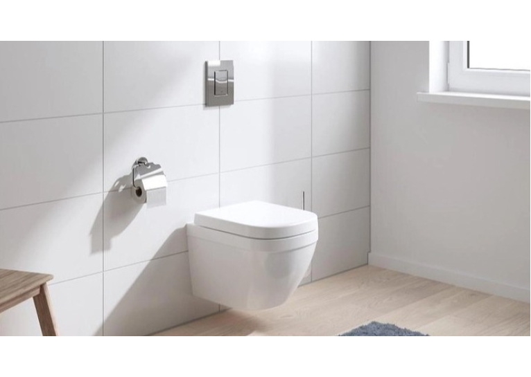 Унітаз підвісний GROHE Euro Ceramic 39328000 безободковий альпін-білий з сидінням 39330001 Soft Close