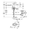 Змішувач для біде Grohe EUROCUBE 23138000 S-Size