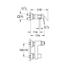 Змішувач для душу Grohe EUROCUBE 23145000