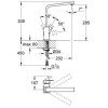 Кухонний змішувач Grohe EUROCUBE 31255000 (виставковий зразок)