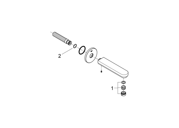Вилив для ванни Grohe Eurosmart Cosmopolitan, 13261000