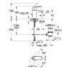 Змішувач для раковини Grohe EuroSmart Cosmopolitan 32825000 S-Size